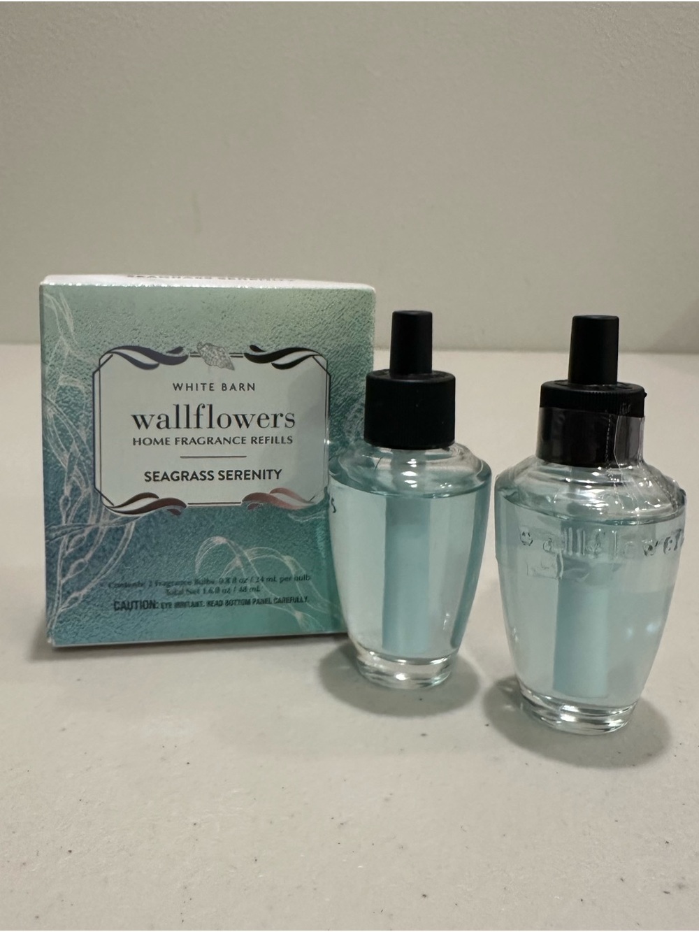 Bath & Body Works: 0.8 Fl Oz Seagrass Serenity Wallflower Bulb Refill 2-Pack